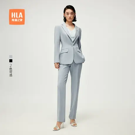 HLA/海澜之家仿毛西服套装25春夏新干练商务正装气质宴会礼服女装商品大图