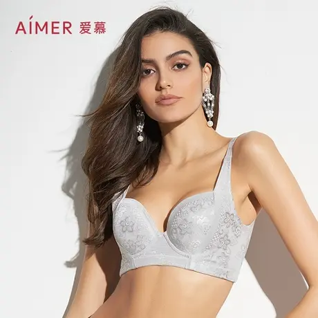 爱慕内衣女大胸显小显瘦后背加宽收副乳美背大罩杯文胸AM11571商品大图