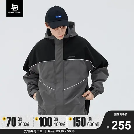 Lilbetter男士外套美式新款秋装机能男装户外上衣秋冬季工装夹克图片