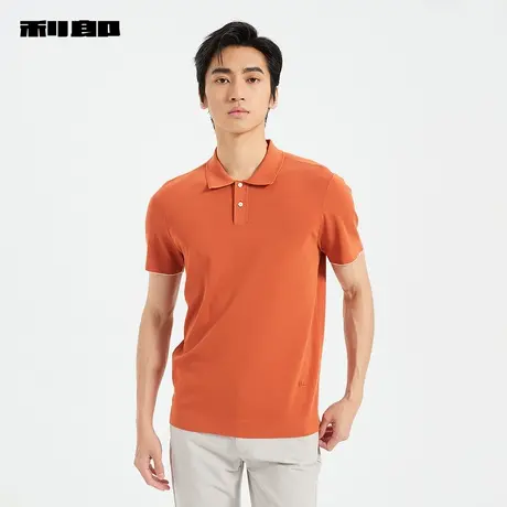 【商场同款】利郎官方 针织短袖Polo衫男士2025夏T恤25XTX5171/2S图片