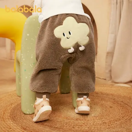 巴拉巴拉儿童棉裤男童长裤2025新款秋冬女童裤子外穿pp裤可爱洋气商品大图