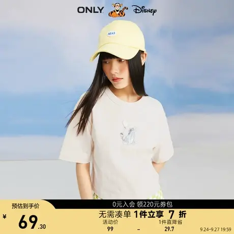 ONLY奥莱夏季迪士尼DISNEY联名款五分袖短T恤女商品大图