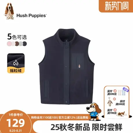 暇步士童装儿童摇粒绒马甲25秋新品女童甜美保暖坎肩男童休闲内搭商品大图