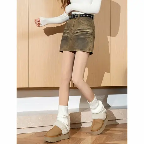 唐狮秋冬季新款女紧身加绒打底裤踩脚光腿神器加厚黑色连裤袜TD图片