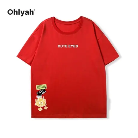 Ohlyah2024龙年t恤短袖男女情侣过年元旦年会活动本命年属龙衣服图片