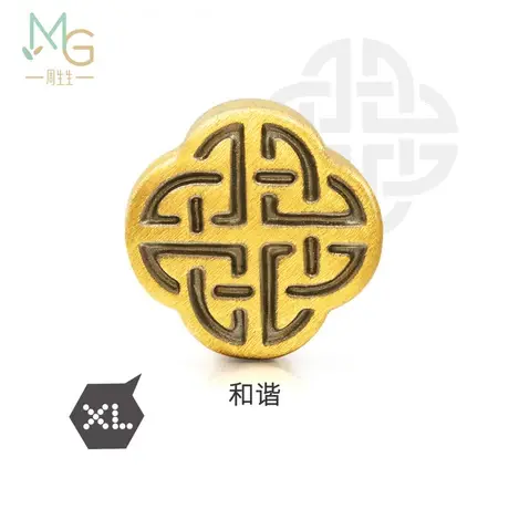 周生生Charme XL酷黑和谐黄金转运珠足金串珠手链86521C商品大图