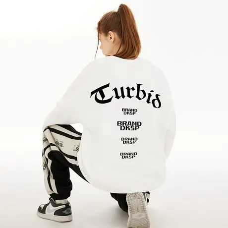 Nuthink美式大码卫衣冬季潮牌男潮国潮加肥加大2023新款上衣男款商品大图