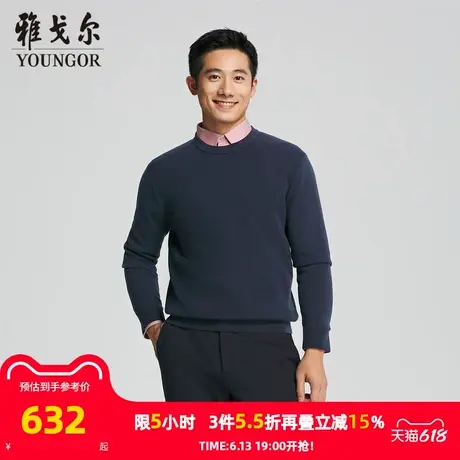 【商场同款】雅戈尔男士羊毛衫秋冬新款官方商务休闲羊毛衫男商品大图
