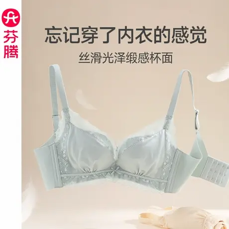 芬腾内衣女聚拢上托防下垂文胸女款性感蕾丝无钢圈收副乳透气胸罩图片