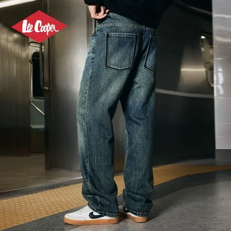 Lee Cooper/李库珀 牛仔裤男25新款直筒修身经典潮流高街男士裤子商品大图