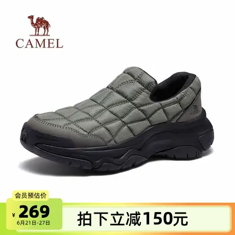 骆驼男鞋2025秋季新款轻盈软弹舒适快穿休闲面包鞋商品大图