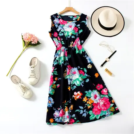 海边度假连衣裙三亚雪纺波西米亚长裙女夏海滩沙滩裙2023新款超仙图片