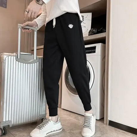 秋季男运动裤休闲裤哈伦裤网红潮牌学生卫裤时尚ins修身潮流裤子商品大图