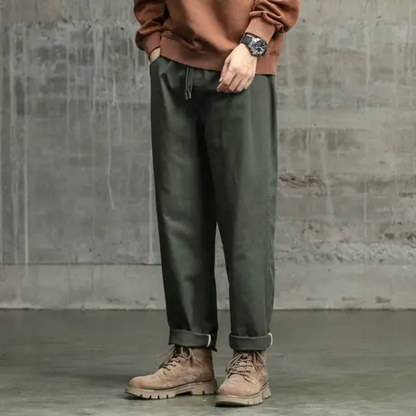 直筒束脚裤时尚裤子男款休闲大码休闲裤男款百搭潮流工装裤休闲男商品大图