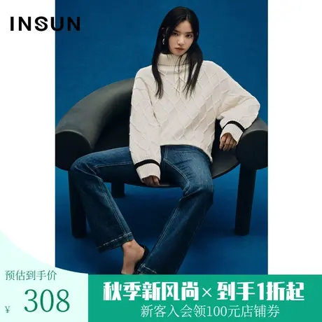 恩裳COVER初春秋新棉质3D立体裁剪显瘦弹力无束缚感莱卡牛仔裤图片