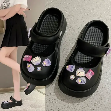 凉鞋女款夏季外穿玛丽珍厚底踩屎感拖鞋女2023新款ins潮少女感软商品大图
