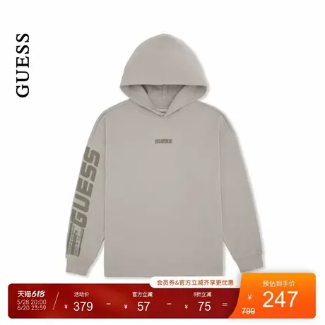 GUESS男士休闲日常字母logo连帽卫衣-Z4BQ03K9V31商品大图