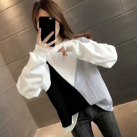 韩版女装2021年新款秋冬装宽松加厚女士卫衣服外套ins潮外套爆款图片