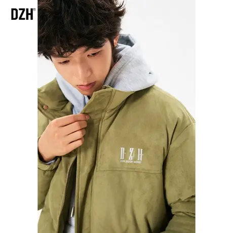 DZH男士鹿皮绒棉服男冬季加厚情侣棉衣男款外套冬2024新款面包服商品大图