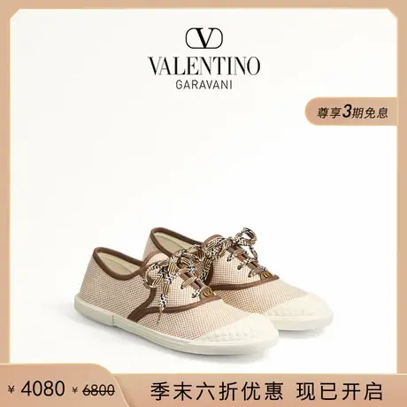 [季末优惠]华伦天奴VALENTINO女士 BAY BY BAY 帆布运动鞋商品大图