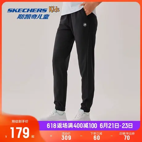 斯凯奇男士长裤夏季新款防晒凉感针织运动裤经典版型休闲百搭长裤商品大图
