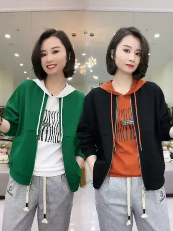 洋气长袖女装外套女2023新款春季休闲小众韩版时尚百搭显瘦上衣商品大图