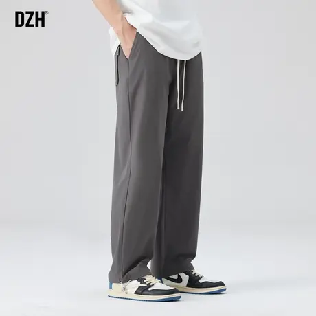 男士薄款裤子休闲百搭速干裤男夏季男裤宽松直筒裤夏裤长裤防蚊裤商品大图