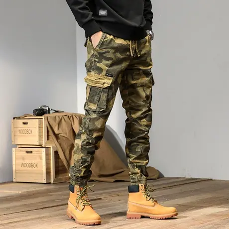 百搭裤子夏季薄款工装裤裤子男款夏季时尚宽松男款裤子夏季工装裤商品大图