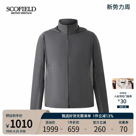 SCOFIELD男装2025年秋冬新品美式休闲外套连帽潮流宽松商务夹克男商品大图
