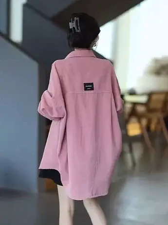 2023春秋季新款小个子薄款休闲外套女宽松设计感小众牛仔衬衫上衣商品大图