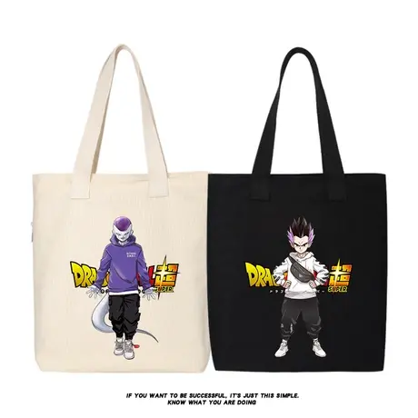 秀洛龙珠超周边帆布包单肩斜跨手提包购物包袋环保简约百搭手提包商品大图