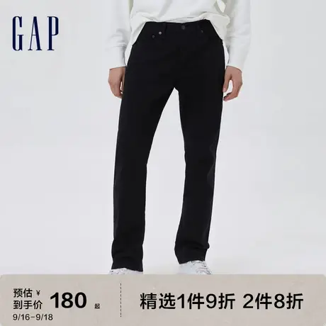 Gap男装秋季新款弹力美式直筒牛仔裤长裤499985通勤运动休闲裤图片