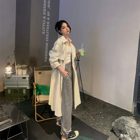 正肩长袖t恤女2023年新款秋季修身打底衫设计感小众短款辣妹上衣商品大图