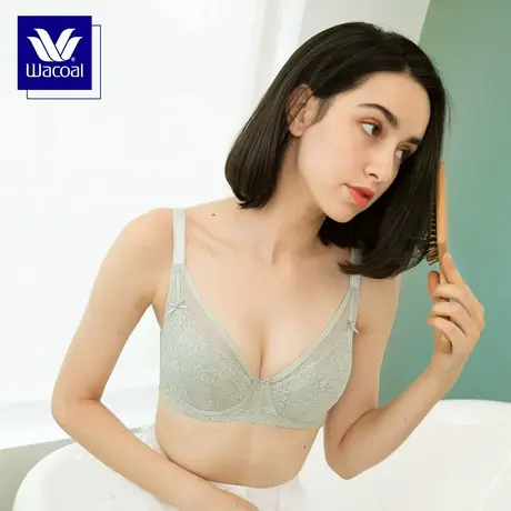 华歌尔Wacoal 薄款全罩杯不凸点大胸显小文胸内衣女 WB8432图片