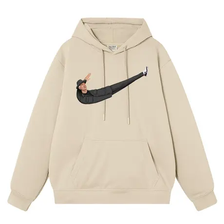 tinker hatfield恶搞设计师连帽卫衣男潮美式加绒加厚秋冬上衣服图片