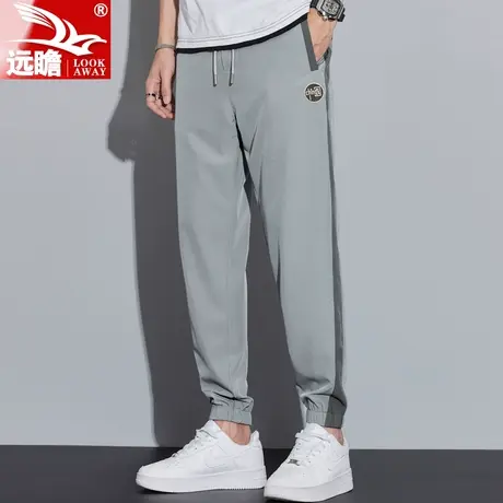 夏天工装裤男夏季潮流男款潮牌宽松束脚裤男士运动休闲薄款长裤子商品大图