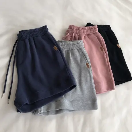 短裤女夏a字宽松阔腿薄款三分裤跑步热裤学生百搭休闲运动裤子潮商品大图