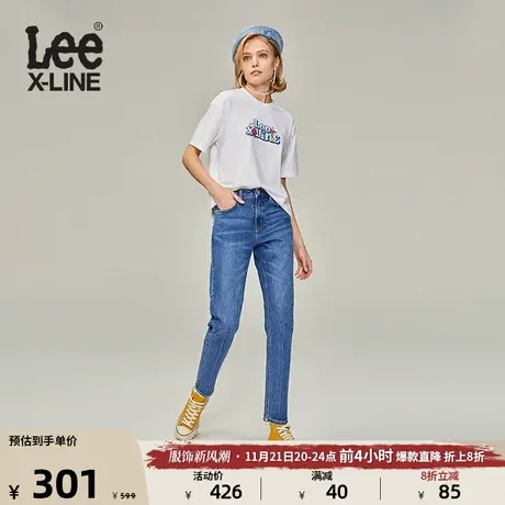 Lee23新品413标准锥形中蓝女牛仔裤LWB1004135PC-008图片