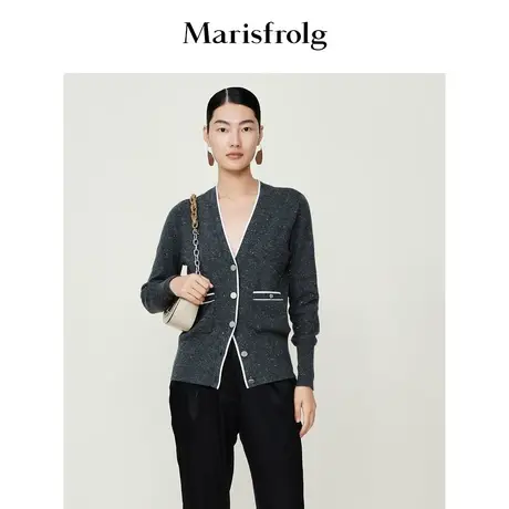 【言选好物】玛丝菲尔女装秋季新款专柜同款毛针织衫商品大图