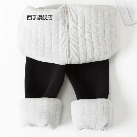 新款加绒加厚棉裤超厚加大码特厚打底裤高腰显瘦踩脚保暖裤女冬图片