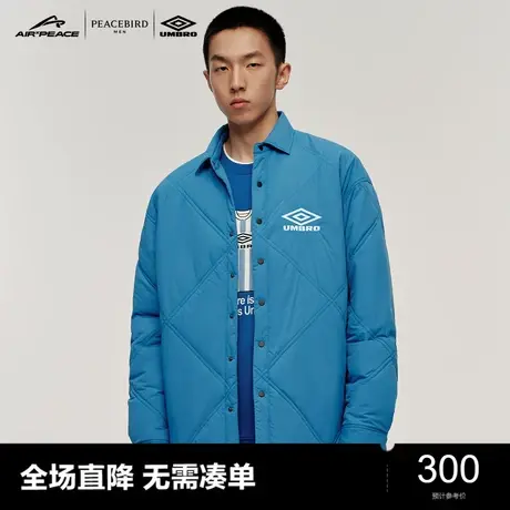 【AIRxPEACE】太平鸟男装茵宝联名系列菱格纹棉服男 B3ABC4B18图片