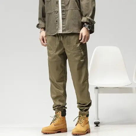 工装裤百搭裤子男款夏季多口袋裤子男夏季男裤时尚休闲裤商品大图