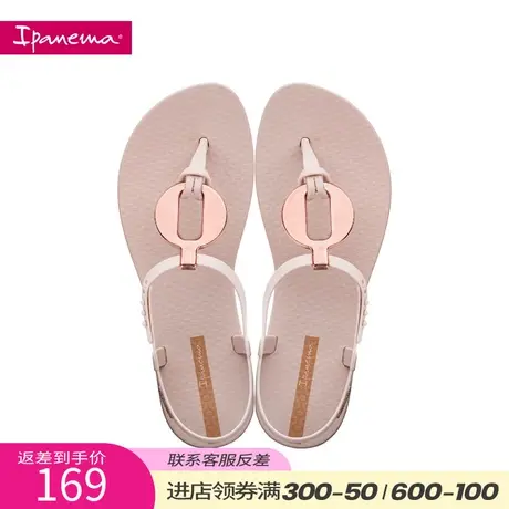 Ipanema依帕巴西凉鞋女平底简约时尚进口防滑夹趾海边度假沙滩鞋商品大图
