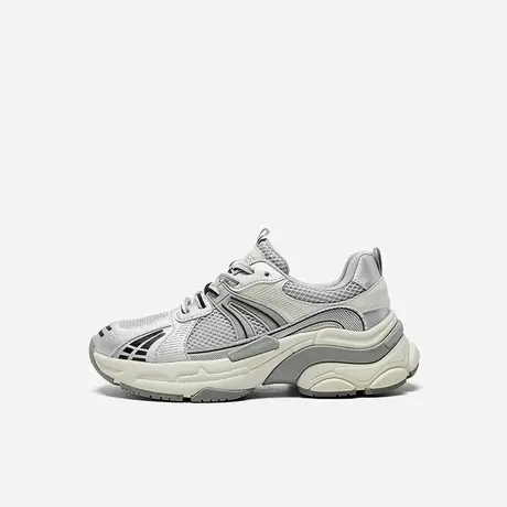 Nine West/玖熙2023年春秋新款厚底老爹鞋女系带运动休闲鞋增高图片