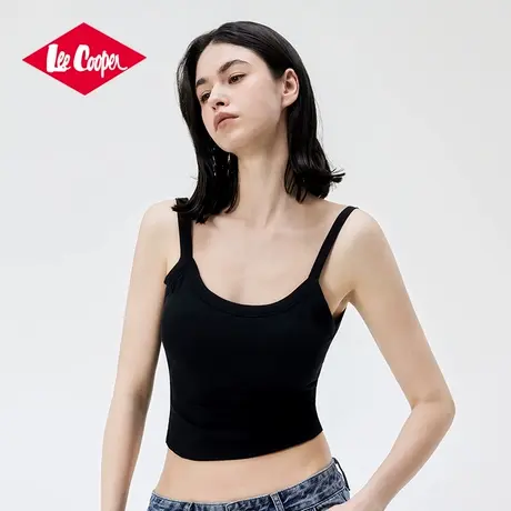 【孟子义同款】Lee Cooper/李库珀 夏季吊带背心百搭显瘦外穿上衣图片