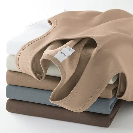 背心男士冬季内穿加绒加厚保暖运动坎肩健身打底马甲吊带无袖t恤商品大图