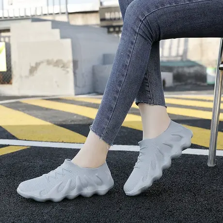 女士时尚网红雨靴户外工作低帮水鞋防水防滑胶鞋下雨天穿的鞋雨鞋图片