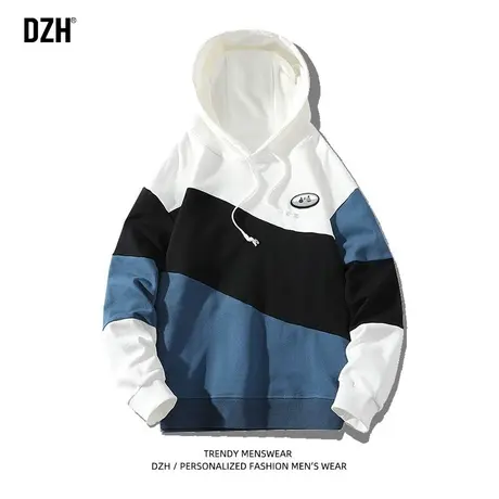 男生320G纯棉卫衣男春秋连帽潮牌男装2024年新款长袖上衣宽松外套图片