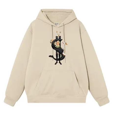 恶搞美刀富兰克林连帽套头连帽卫衣男潮流美式加绒加厚秋冬上衣服商品大图