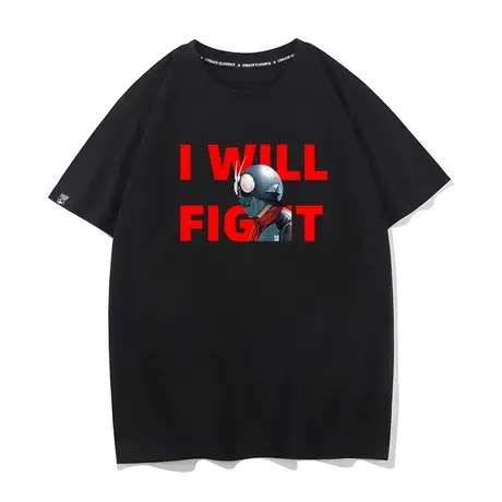 秀洛假面骑士动漫联名t恤男短袖夏季二次元时王创骑衣服纯棉体恤商品大图